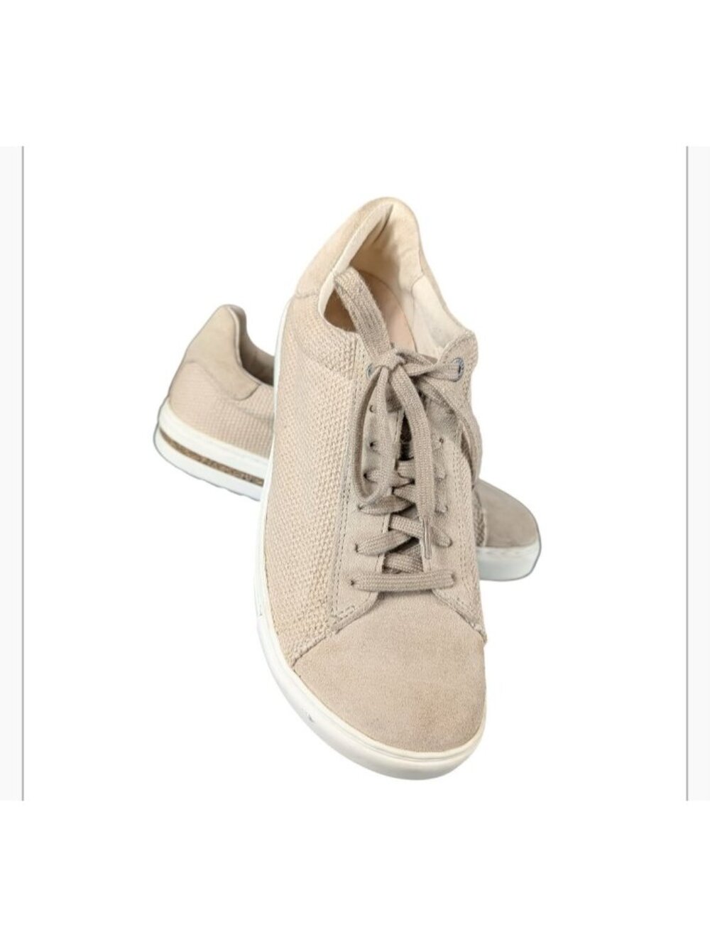 Birkenstock bend low II suede canvas sneakers women's size 8